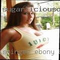 Swinger ebony bi-curious women